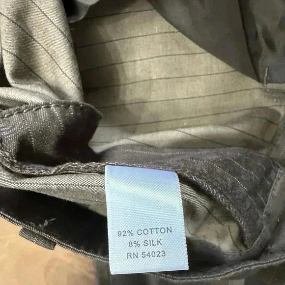 Banana Republic Martin Fit Pants Cropped Brown Striped Womens Size 10 $78 MSRP - Picture 9 of 13